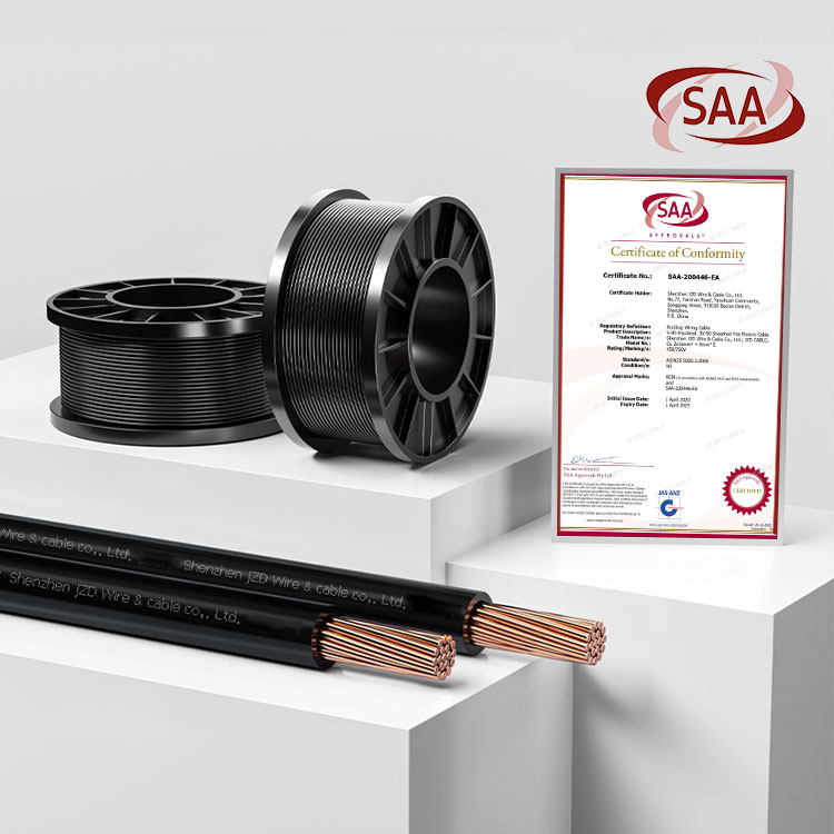 0.6/1kv Cables unipolares australianos para la construcción