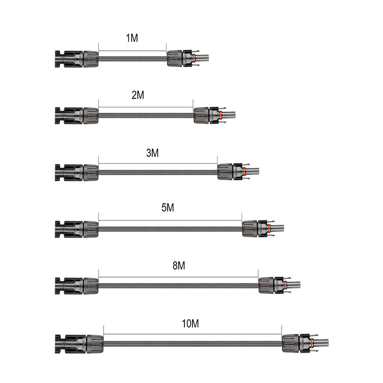 Cable alargador fotovoltaico 4mm2 6mm2